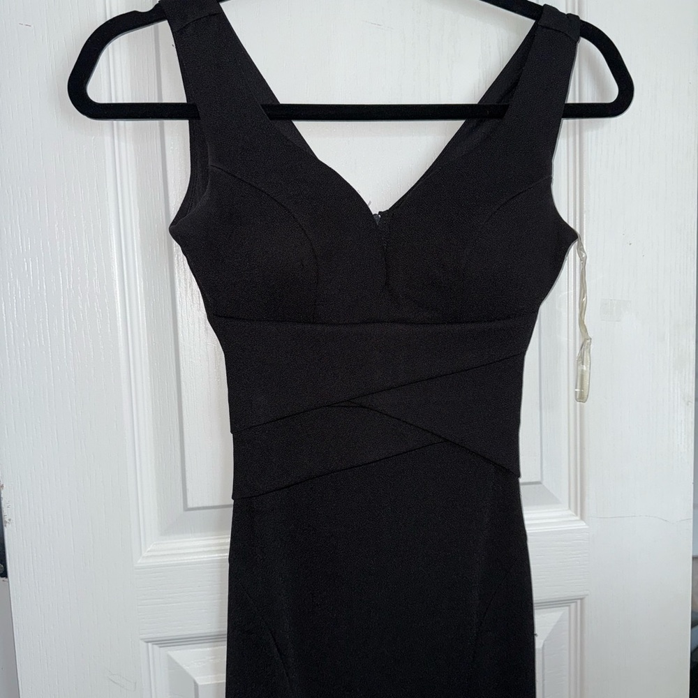 Emerald Sundae Black Mini Dress